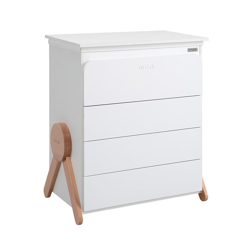 Commode baignoire plan à langer 4 tiroirs Swing Micuna sans baignoire 