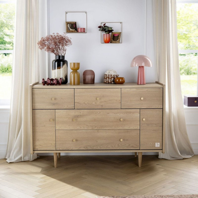 Commode Buffet My Love + plan à langer coulissant Sauthon lifestyle 4