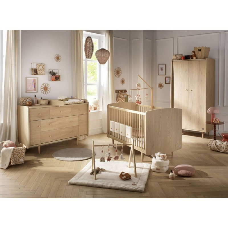 Commode Buffet My Love + plan à langer coulissant Sauthon lifestyle 6