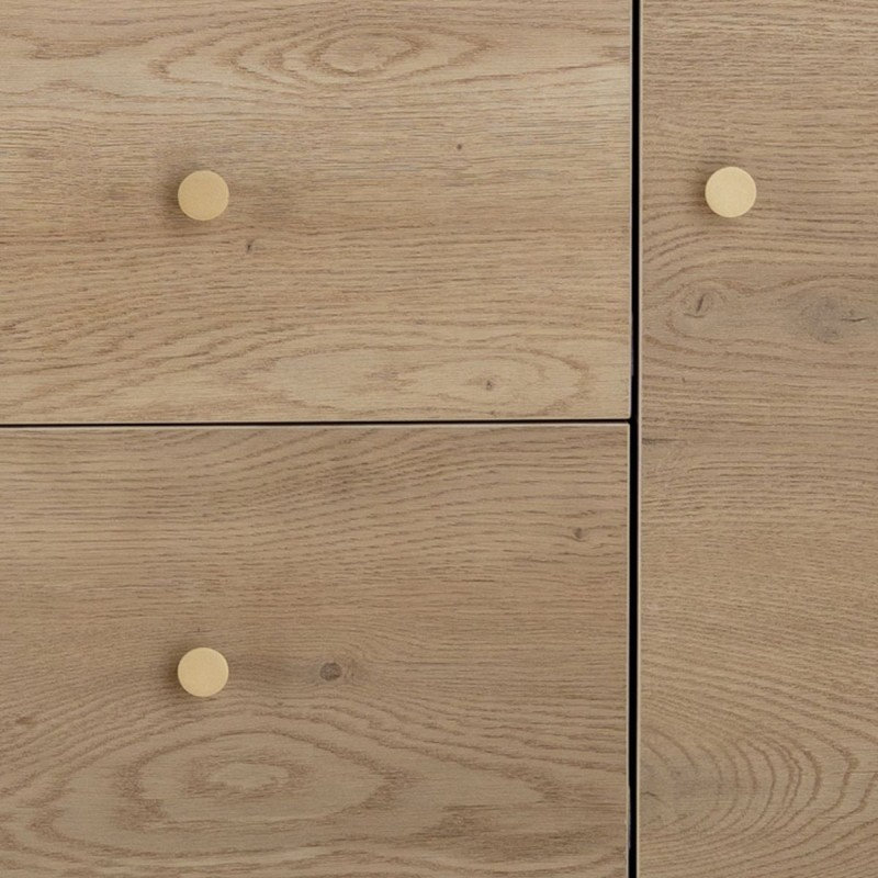 Commode Buffet My Love + plan à langer coulissant Sauthon poignées