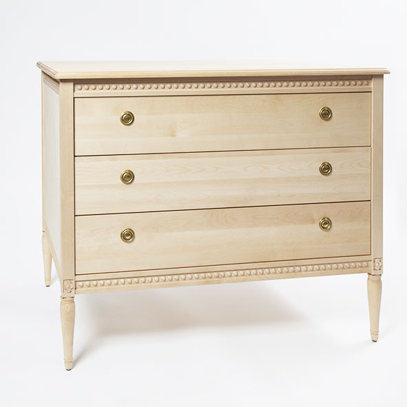 Commode en bois Massif Gustavienne Natural GUSTAVIENNE face