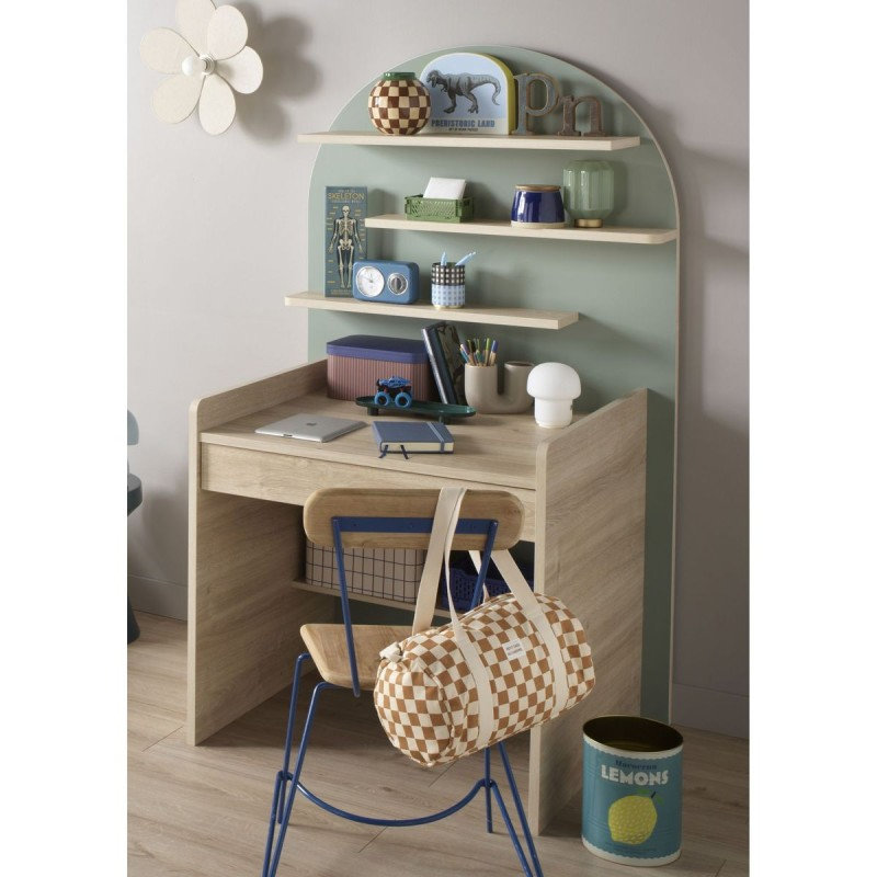 Pack Duo Arche Lit évolutif Sauge + Commode à langer/Bureau Sauthon lifestyle 4