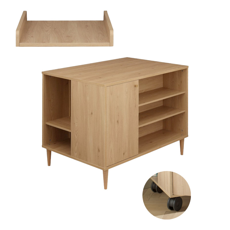 Commode îlot avec plan à langer en option Sauthon cover