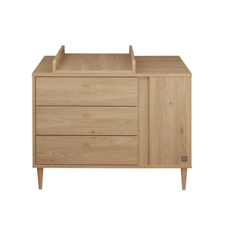 Commode îlot avec plan à langer en option Sauthon commode dispositif à gauche