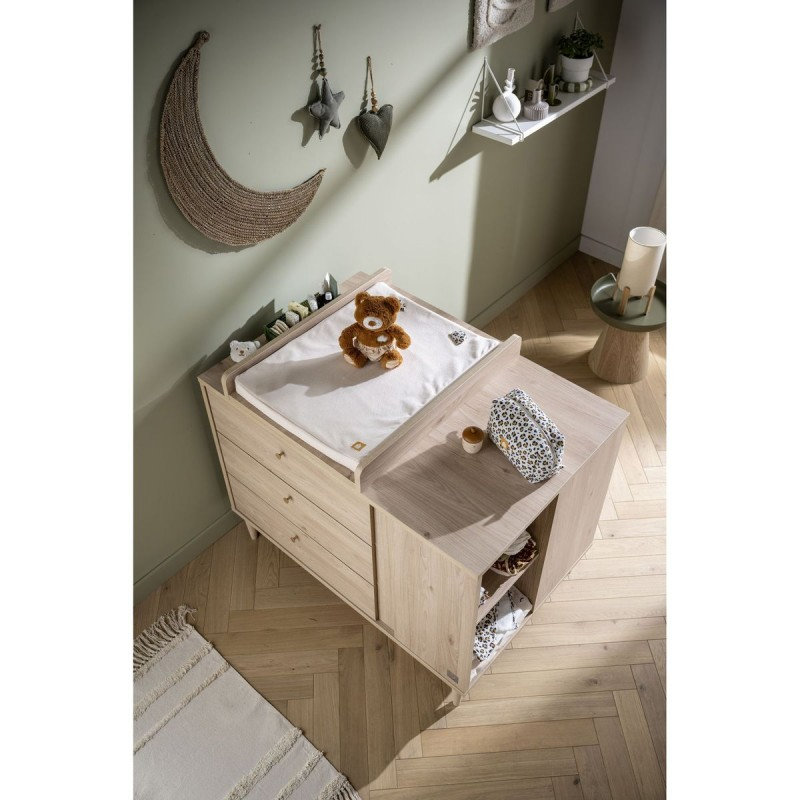 Commode îlot avec plan à langer en option Sauthon lifestyle 3