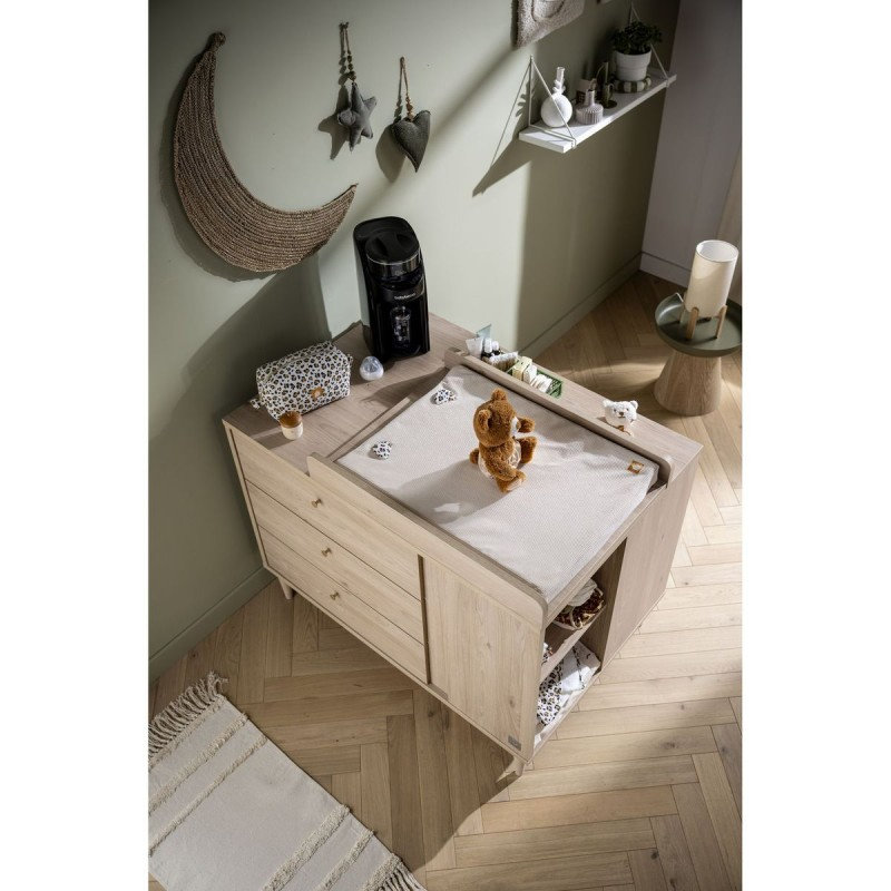 Commode îlot avec plan à langer en option Sauthon lifestyle 4