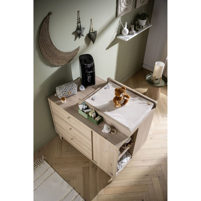 Commode îlot avec plan à langer en option Sauthon lifestyle 5