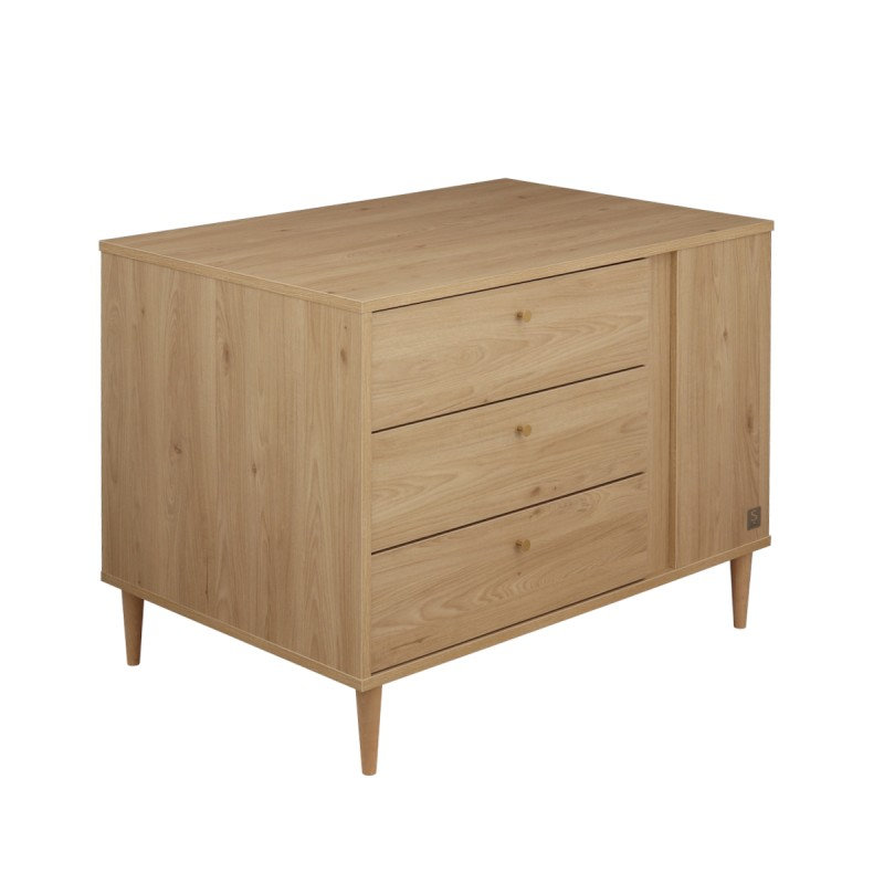 Commode îlot avec plan à langer en option Sauthon commode fermée