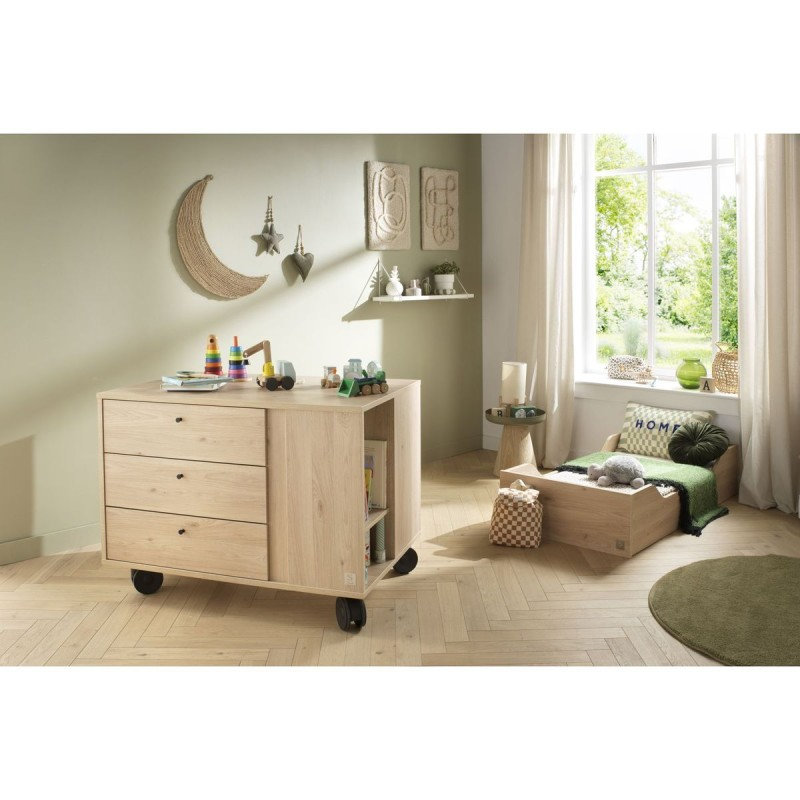 Commode îlot avec plan à langer en option Sauthon lifestyle 7