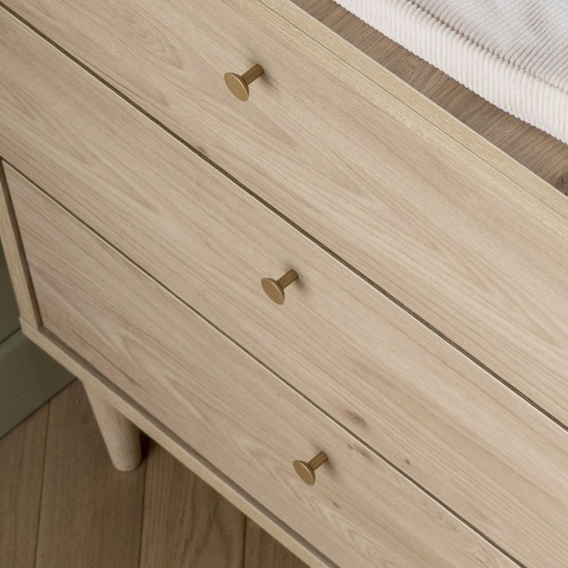 Commode îlot avec plan à langer en option Sauthon poignées