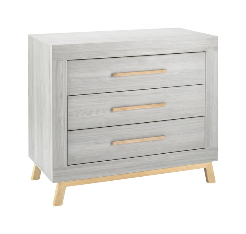 Chambre Miami Gris Lit Kit-Transformation Commode Schardt 8