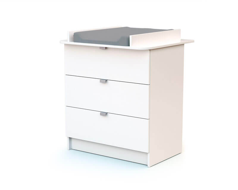 Commode à langer Webaby blanc AT4