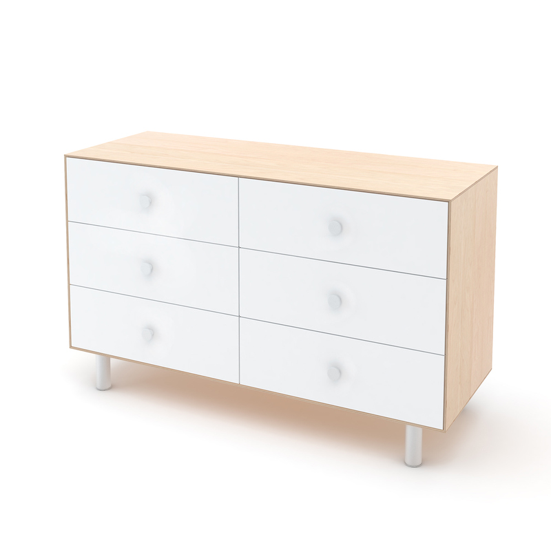 Chambre bébé Classic OEUF NYC commode 6 tiroirs bouleau