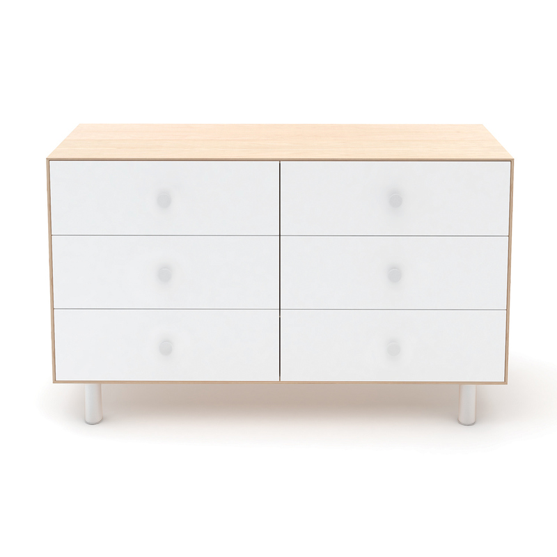 Commode Merlin Classic 6 tiroirs OEUF NYC face bouleau