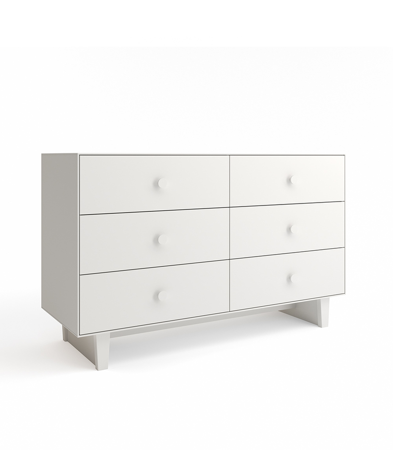 Chambre bébé Rhea OEUF NYC commode 6 tiroirs blanc