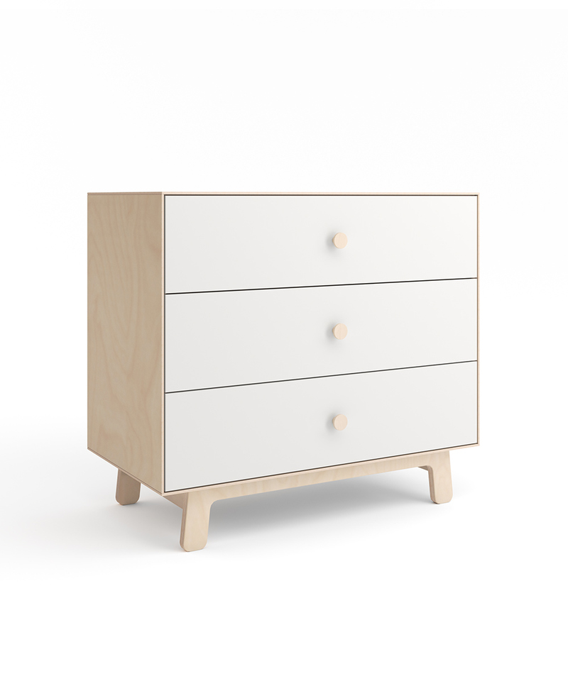 Chambre bébé Sparrow OEUF NYC commode 3 tiroirs bouleau