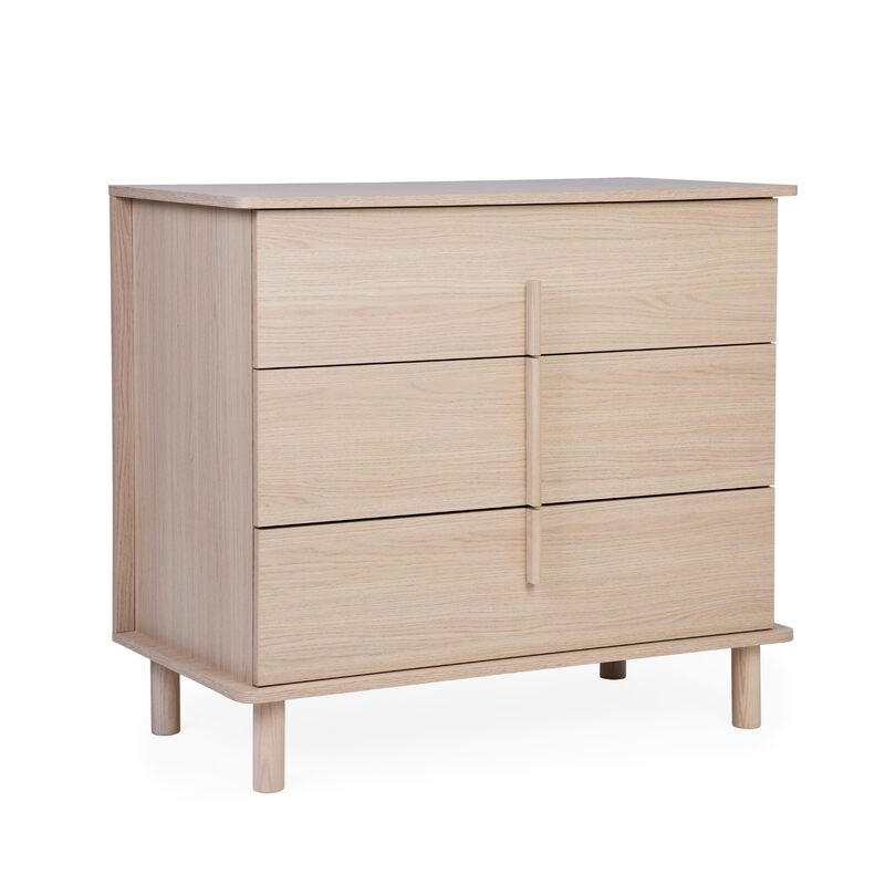 Chambre Nordica : lit et commode Childhome sans plan a langer