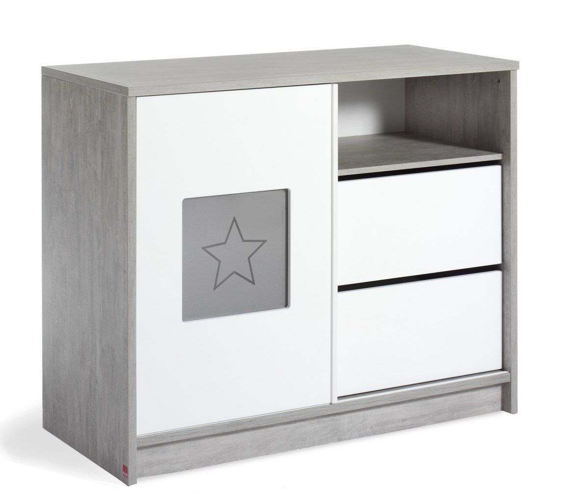 Chambre ECO STAR : lit kit-transfo commode armoire Schardt BamBinou