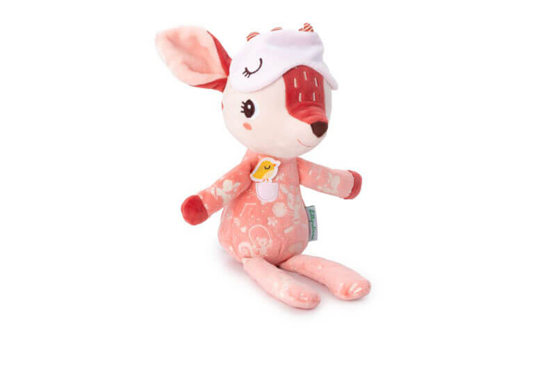 Peluche ami de la nuit Stella le faon assise Bambinou