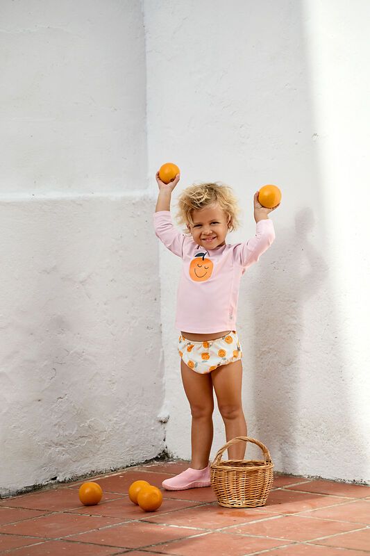 Couche de bain Orange Sel Marin Lassig lifestyle 2