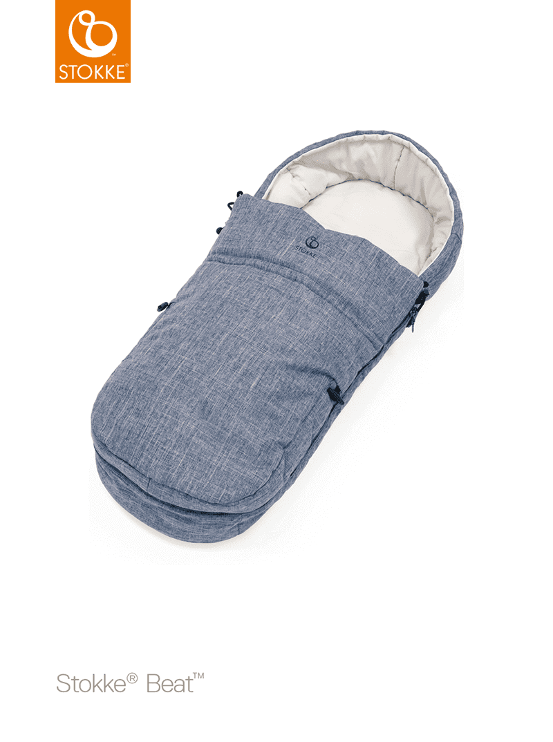 Chancelière pour poussette Beat Bleu Mélange Stokke
