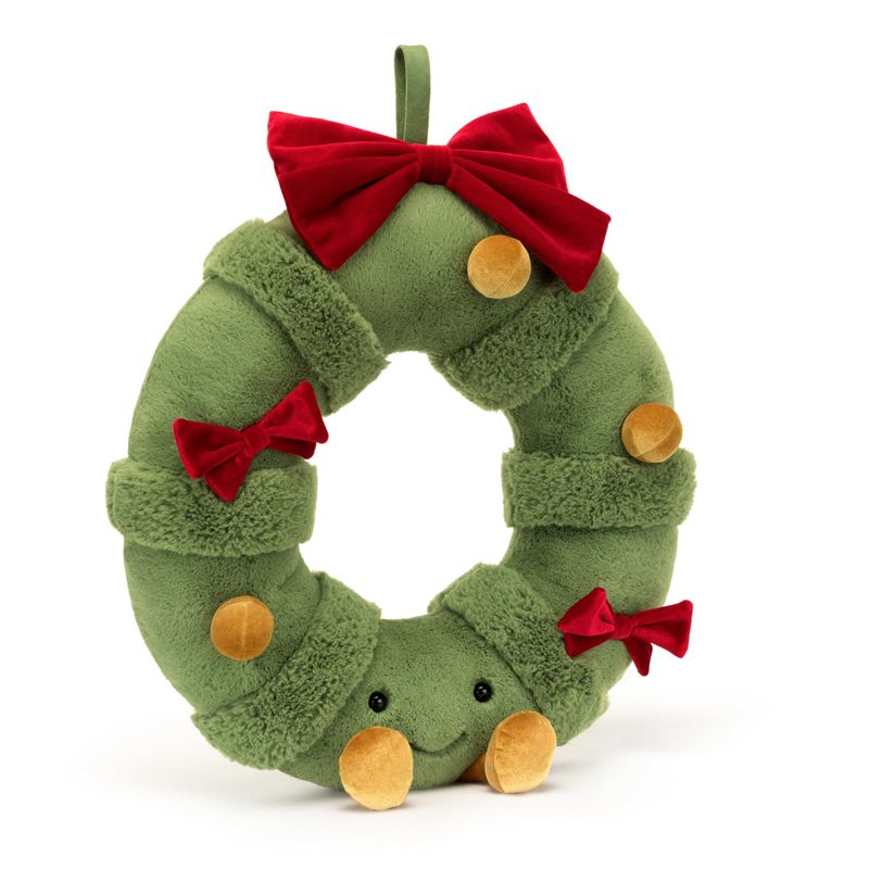 Couronne de Noël Amuseable Decorated Wreath Jellycat profil