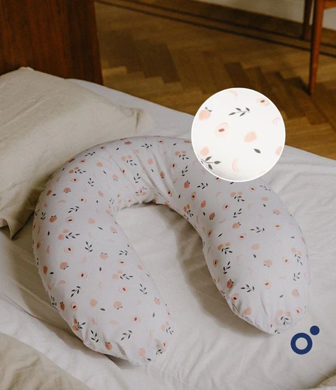 Coussin d'allaitement Buddy Peaches Babymoov motif