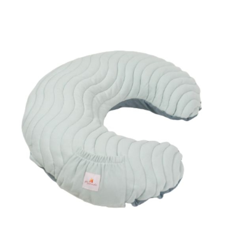 Coussin d'allaitement nomade Celadon Mumade produit face