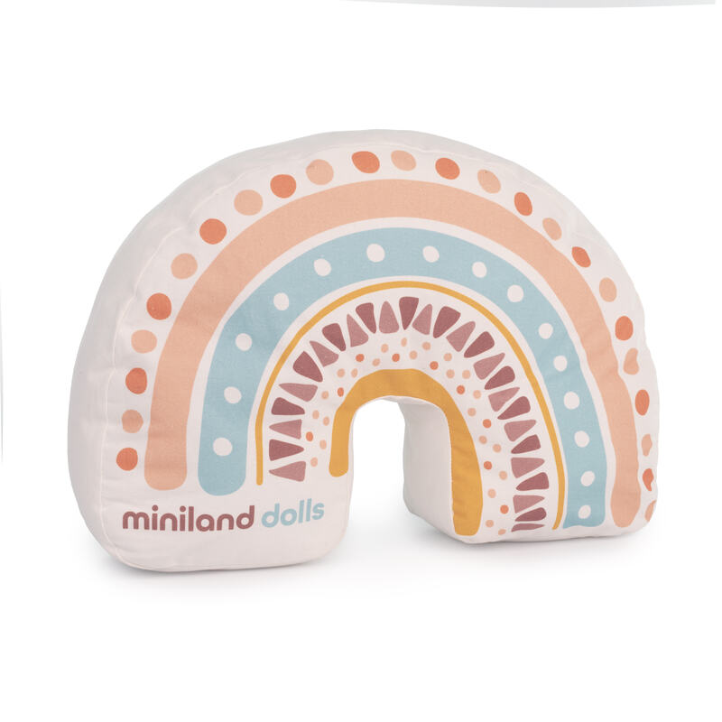 Coussin arc-en-ciel Miniland Dolls Miniland produit face