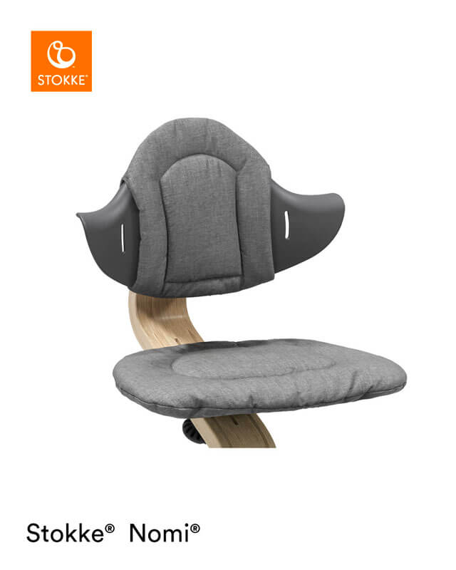 Coussin chaise haute Nomi Stokke gris