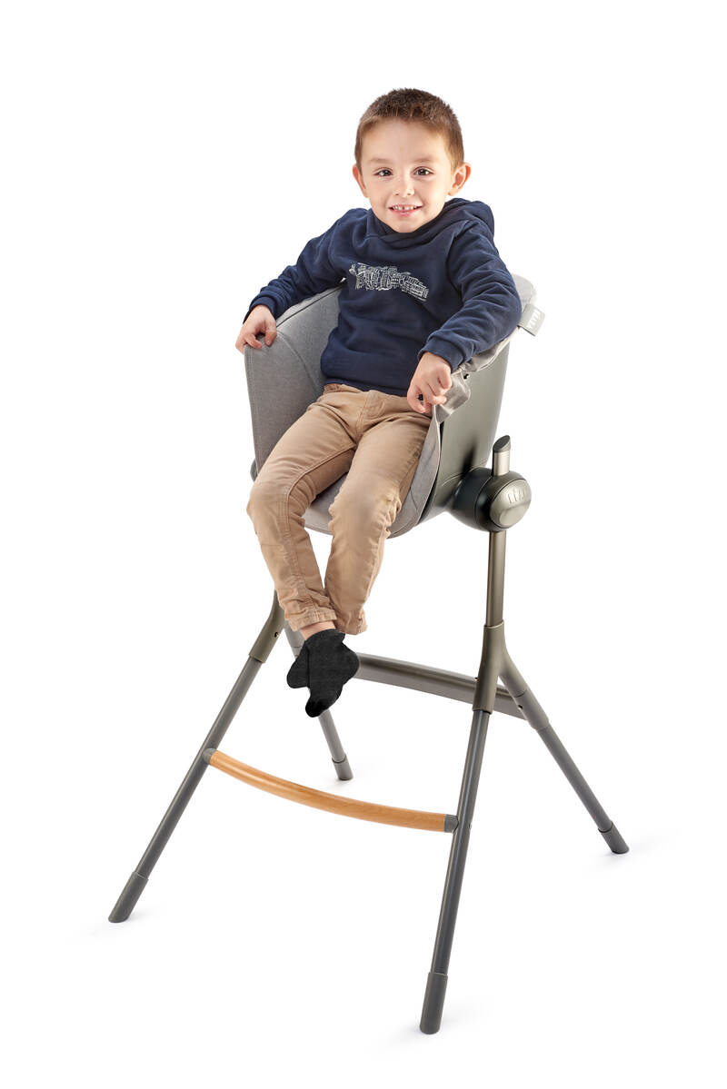 Coussin Chaise Haute Up&Down JUNIOR grey BEABA lifestyle 6