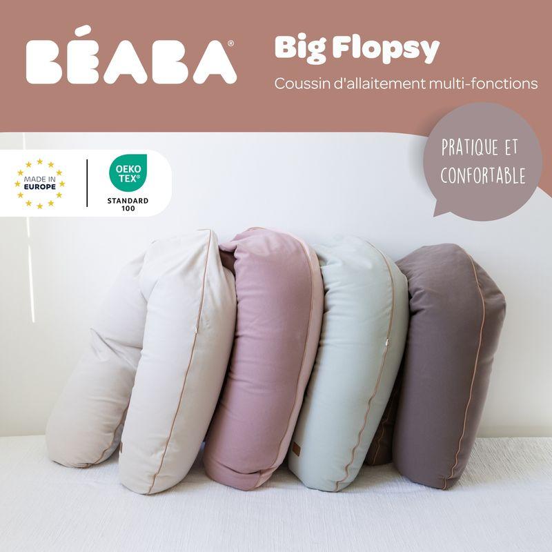 Coussin d'allaitement Big Flopsy French Terry Terre d'argile BEABA caractéristiques 1