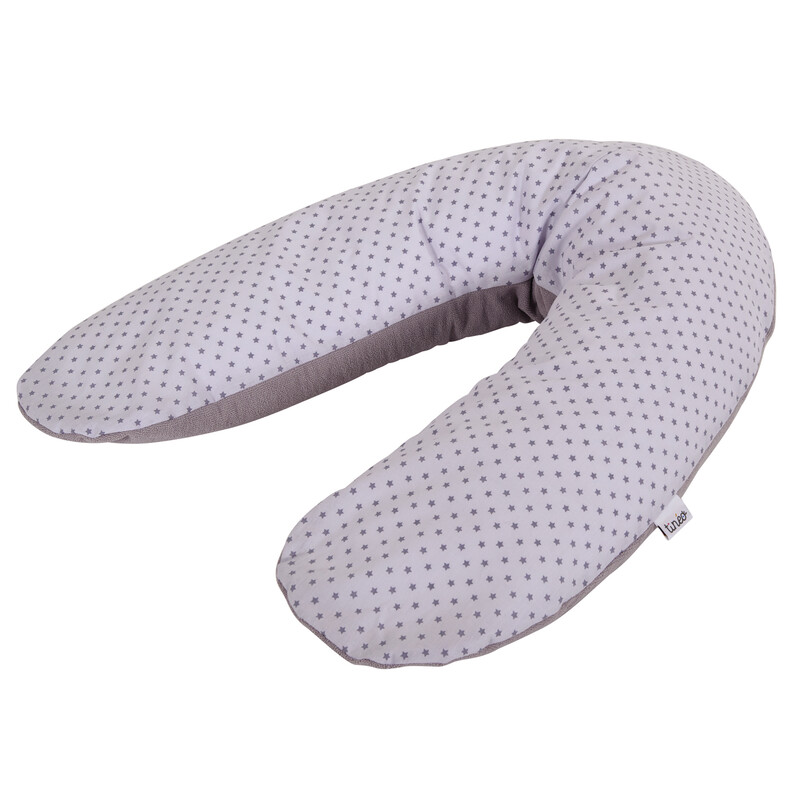 Coussin de maternité éponge Gris / Etoiles Tineo produit coté