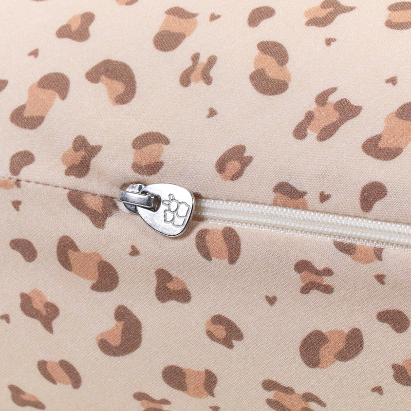 Coussin de maternité et d'allaitement Multirelax Jersey Léopard Candide zoom fermeture