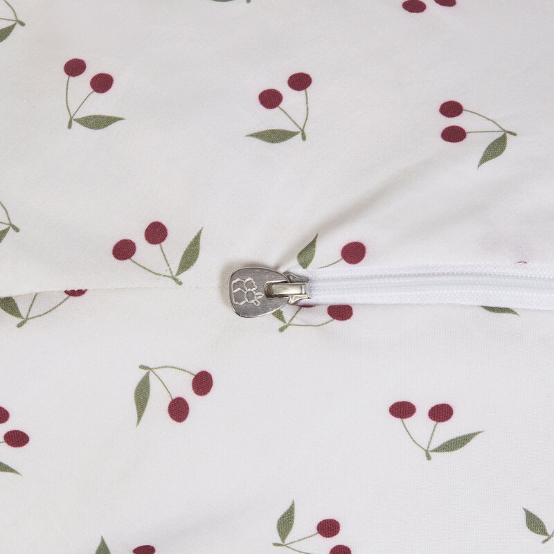 Coussin de maternité et d'allaitement Polyester-Coton Multirelax Cerises CANDIDE matiere