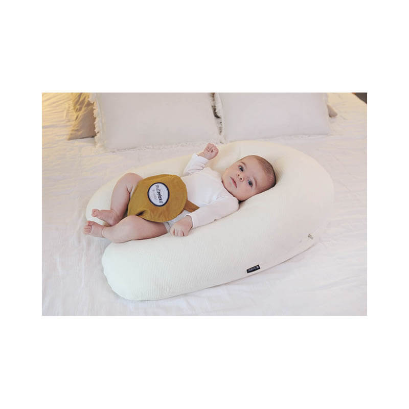 Coussin de maternité et d'allaitement Multirelax jersey Beige Organic Candide bébé