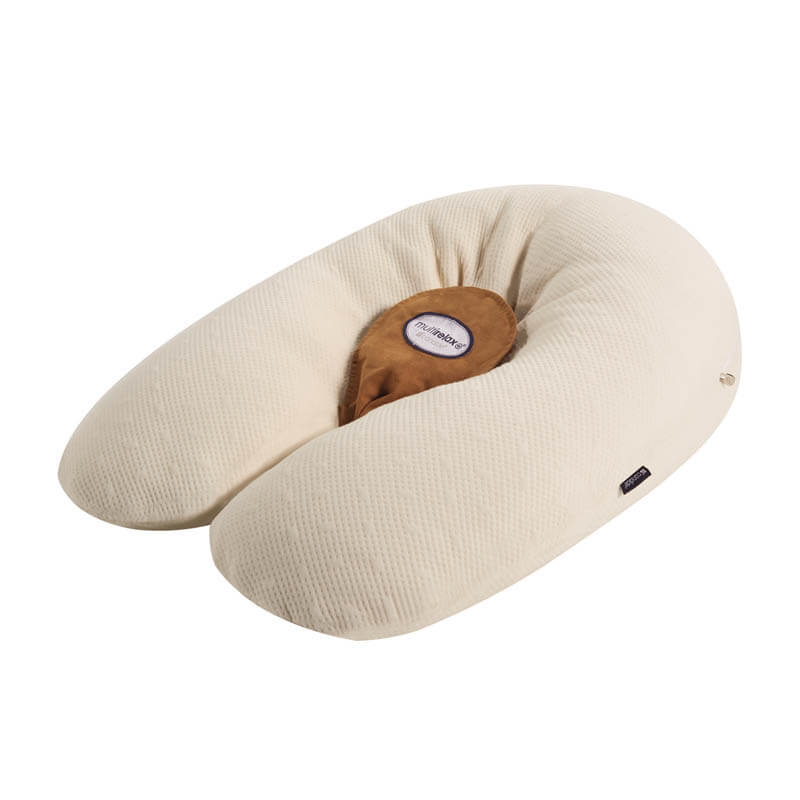 Coussin maternité Multirelax Beige Organic Candide - Bambinou