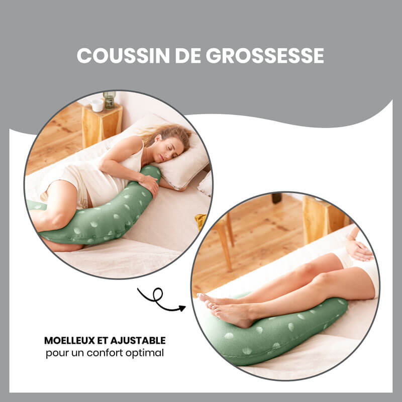 Coussin de maternité B.Love 2-en-1 Wind Green Babymoov confort