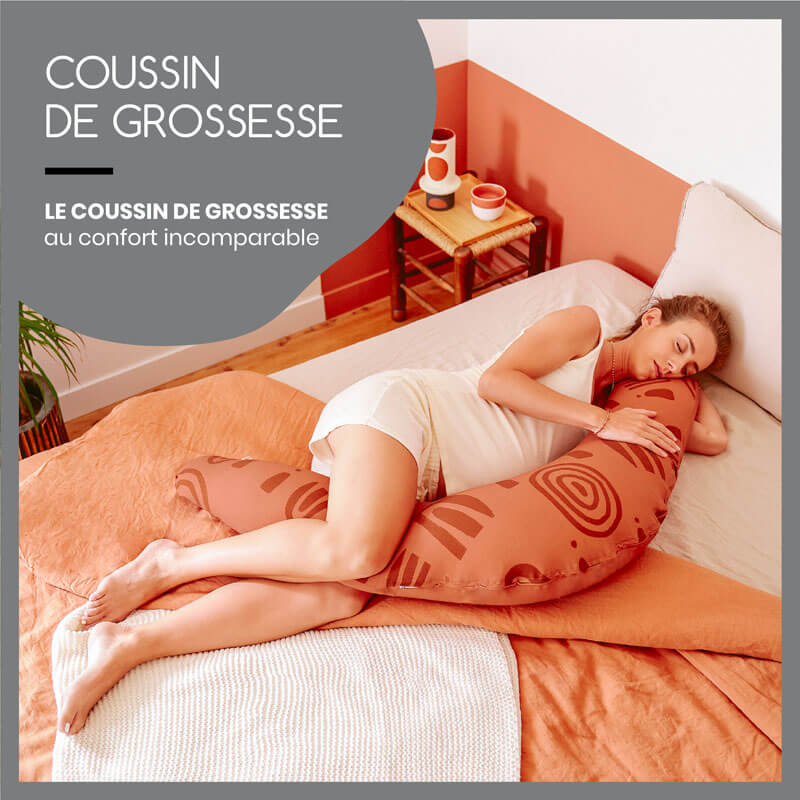 Coussin de maternité B.Love Earth Terracotta Babymoov grossesse