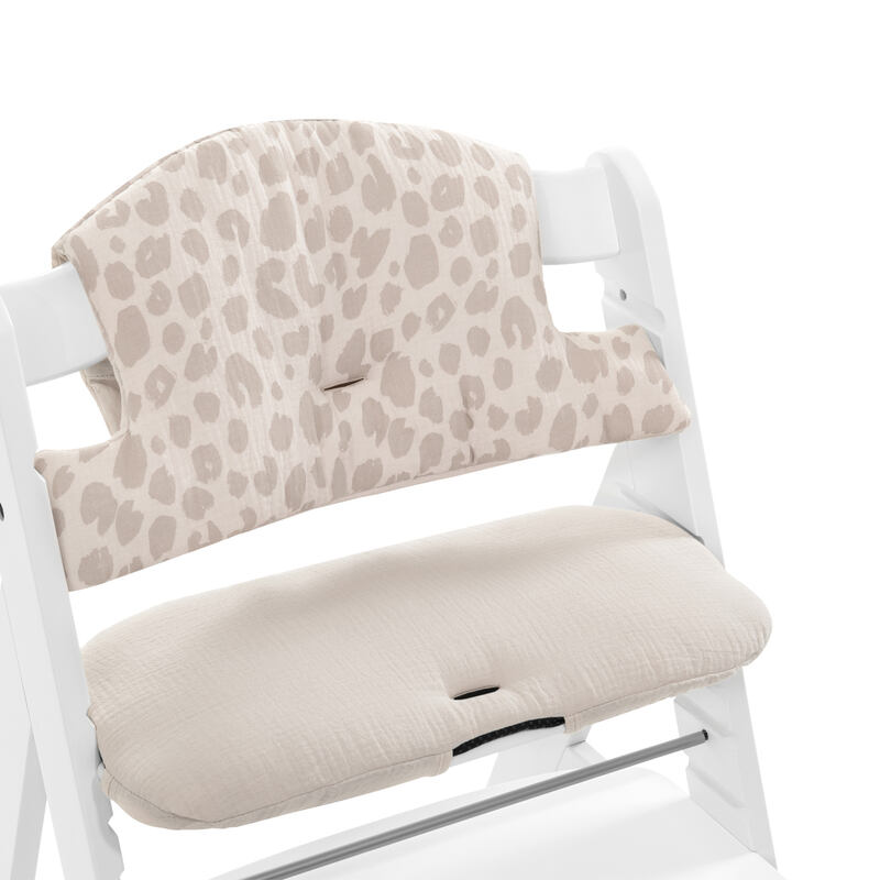 Coussin en mousseline pour chaises en bois hauck Leo-natural Hauck produit face