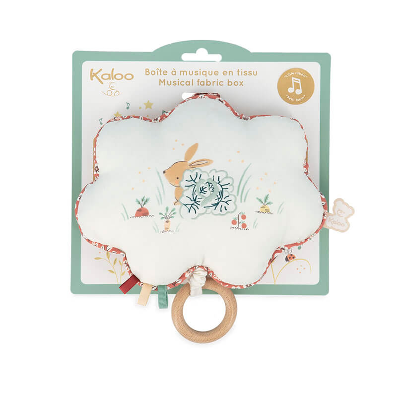 Coussin Musical Mon Petit Lapin Kaloo packaging