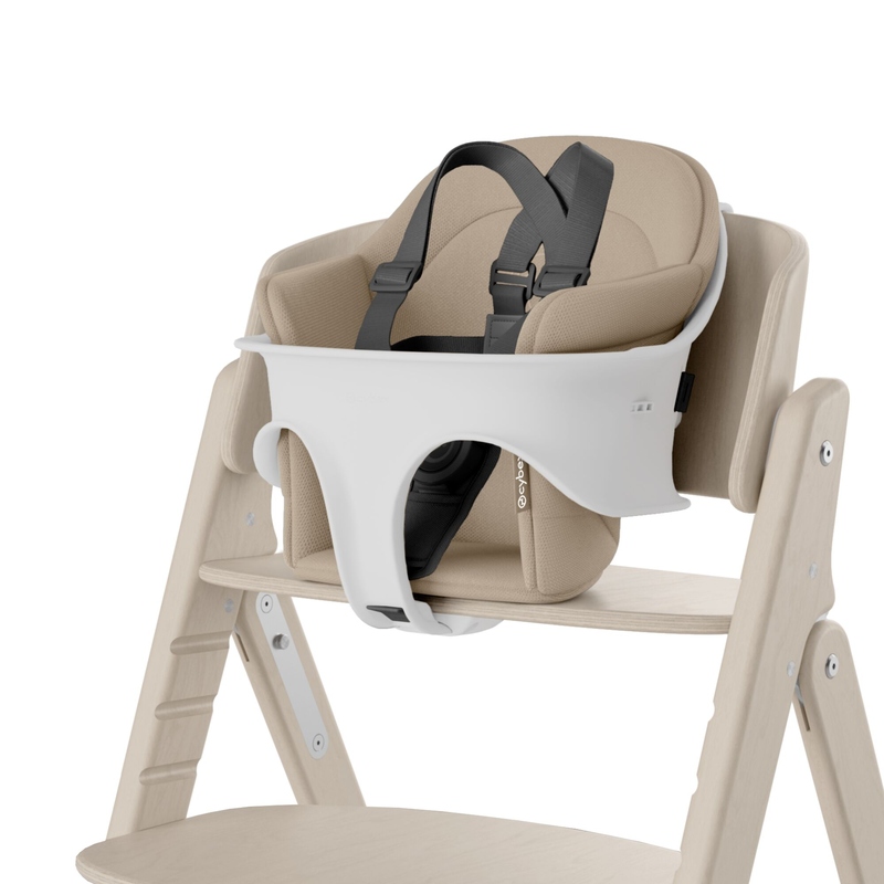 Coussins pour chaise haute Click & Fold Beige Cybex coussin sur babyset avec harnais