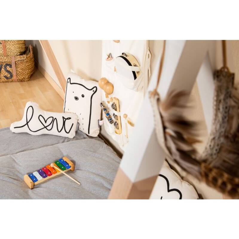 Coussin en toile Love Letter Childhome lifestyle 