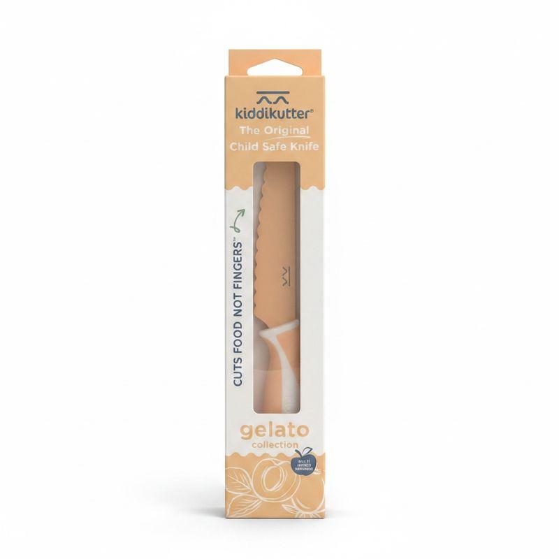 Couteau d'apprentissage Gelato Collection Iced Apricot KIDDIKUTTER packaging