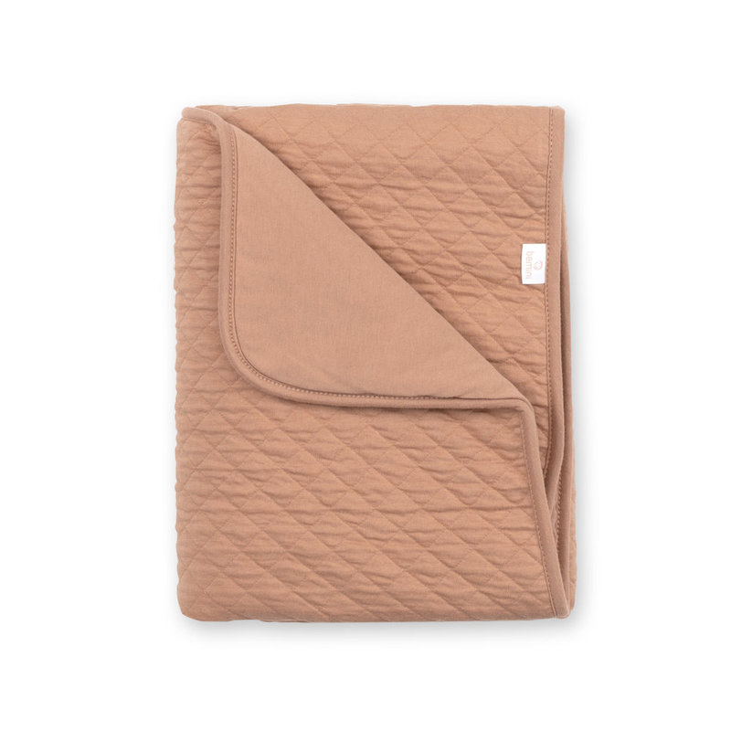 Couverture 75x100cm Pady quilted + jersey  tog 3 Beige Bemini produit 
