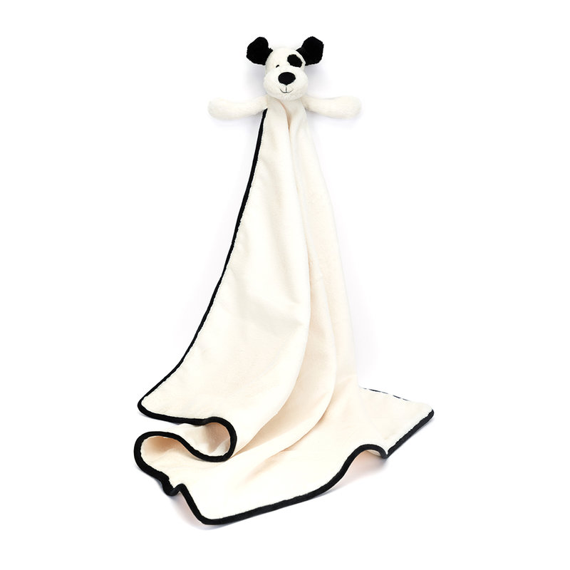 Couverture avec doudou Bashful Black & Cream Puppy Jellycat produit 