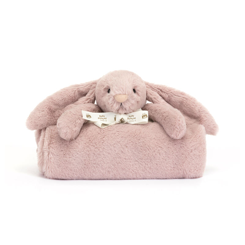 Couverture avec doudou Bashful Luxe Bunny Blankie Jellycatavant