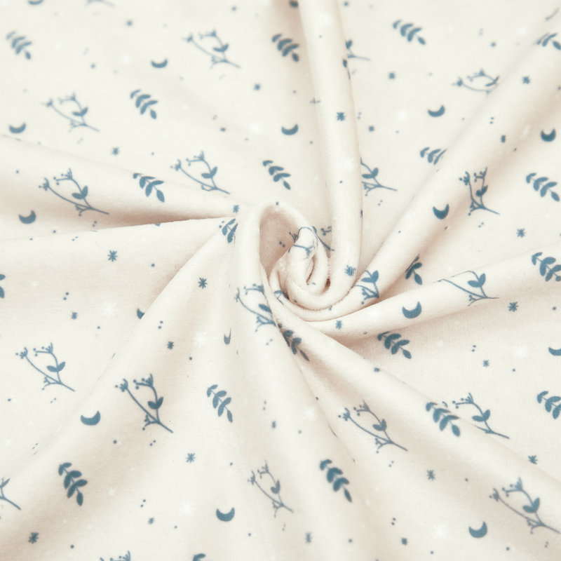 Couverture avec doudou Crème Kaloo zoom tissus 3