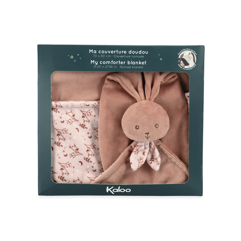 Couverture avec doudou Terracotta Kaloo boîte