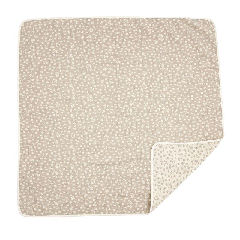 Couverture d'emmaillotage en mousseline 110x110 cm STOKKE pliée 1